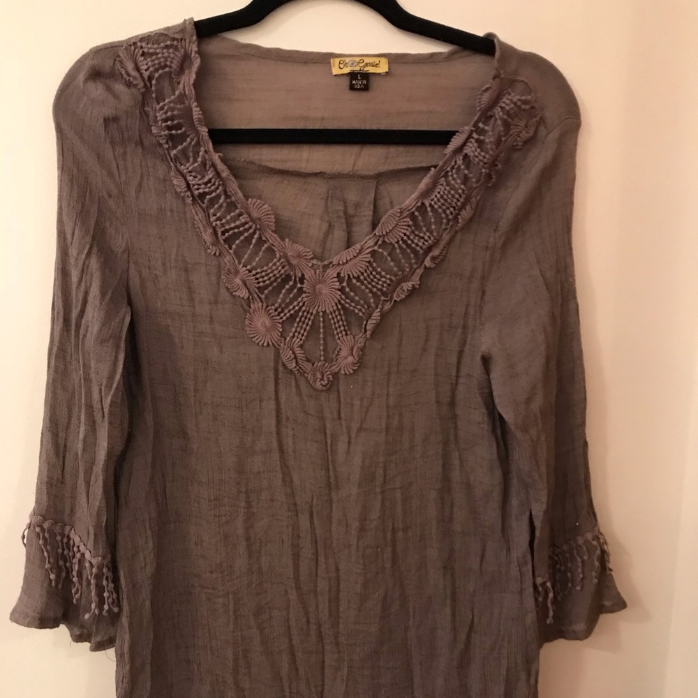 Brown top